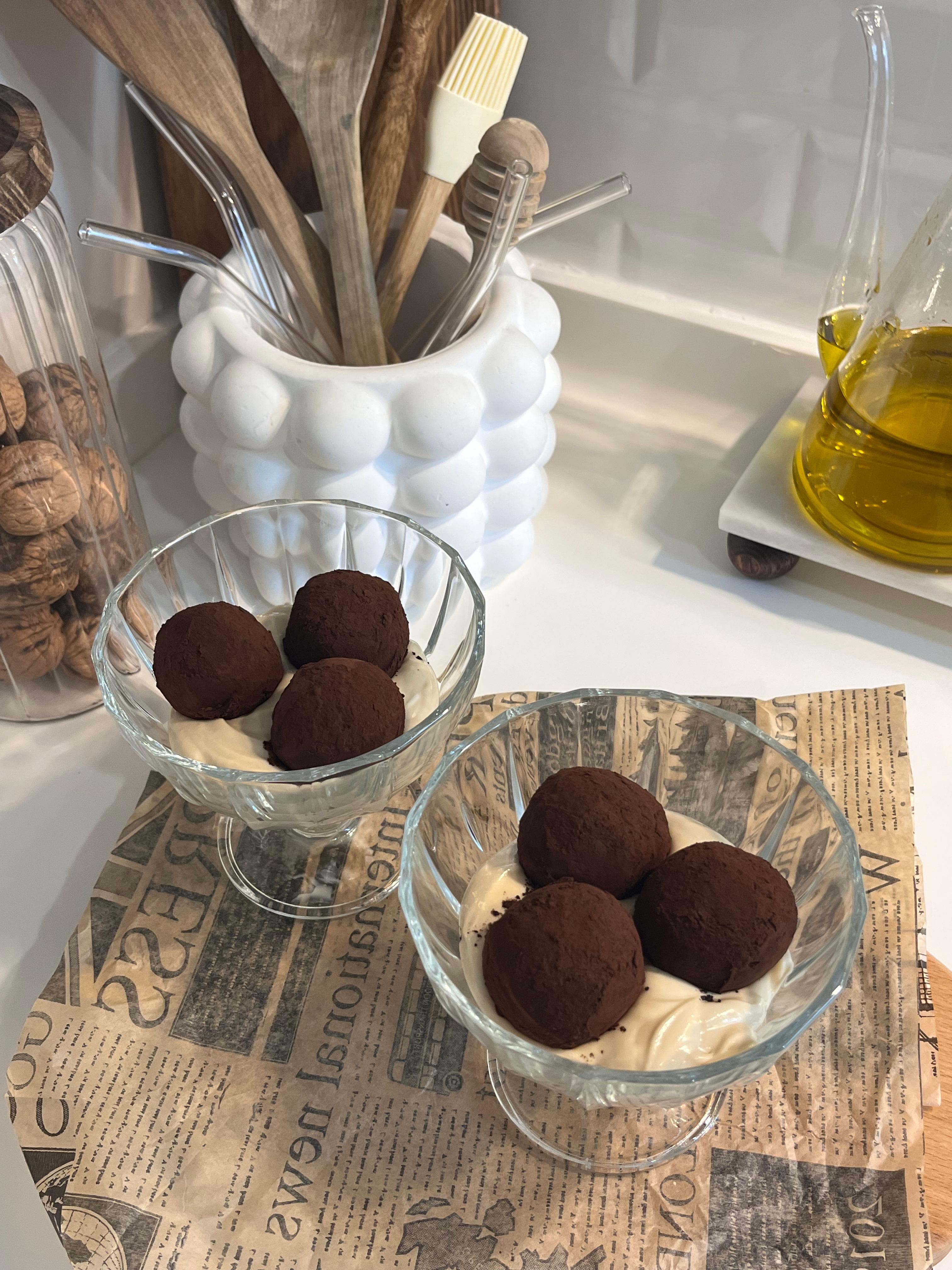 El Yapımı Çikolata Trüf Topları